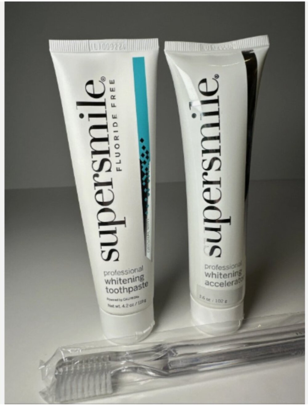 Supersmile Fluoride Free Toothpaste Accelerator & Brush-Orignal Mint-NEW-A700474